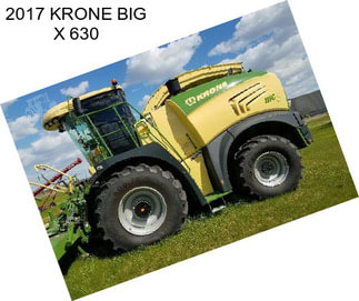 2017 KRONE BIG X 630