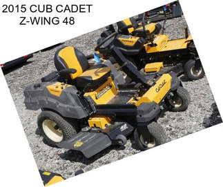 2015 CUB CADET Z-WING 48