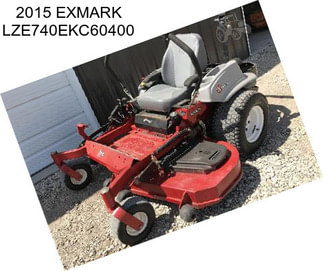 2015 EXMARK LZE740EKC60400