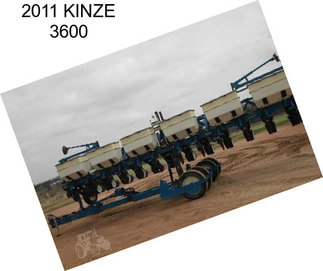2011 KINZE 3600