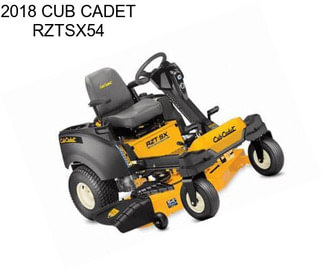 2018 CUB CADET RZTSX54