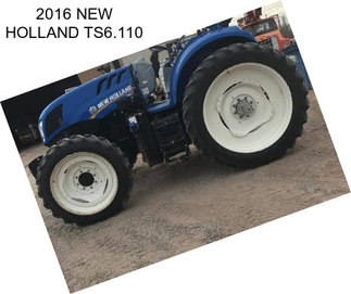 2016 NEW HOLLAND TS6.110