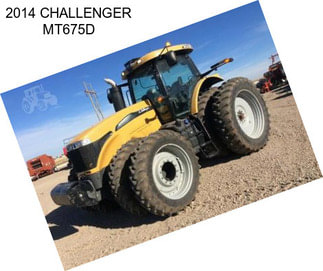 2014 CHALLENGER MT675D