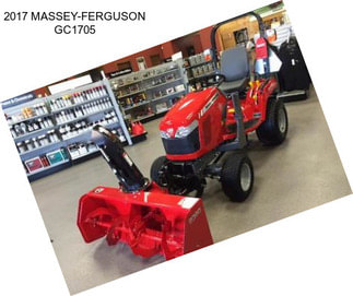 2017 MASSEY-FERGUSON GC1705