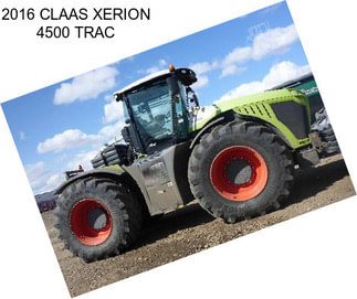 2016 CLAAS XERION 4500 TRAC
