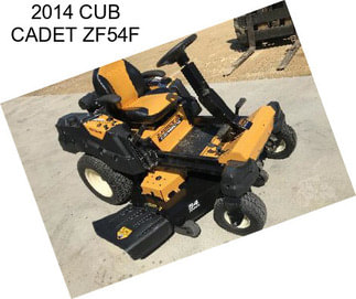 2014 CUB CADET ZF54F