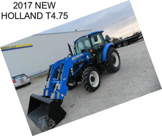 2017 NEW HOLLAND T4.75