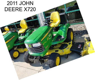 2011 JOHN DEERE X720