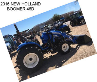 2016 NEW HOLLAND BOOMER 46D