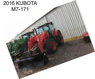 2016 KUBOTA M7-171