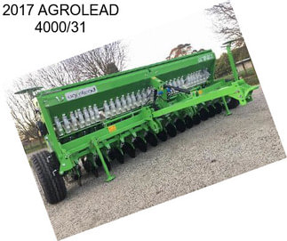 2017 AGROLEAD 4000/31