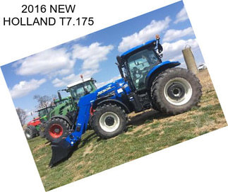 2016 NEW HOLLAND T7.175