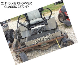 2011 DIXIE CHOPPER CLASSIC 3372HP