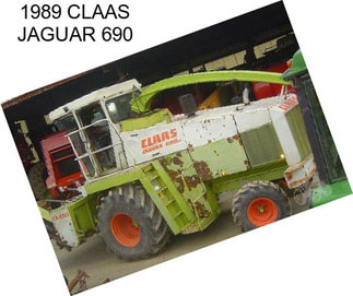1989 CLAAS JAGUAR 690