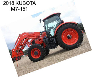 2018 KUBOTA M7-151