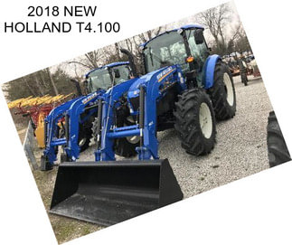 2018 NEW HOLLAND T4.100