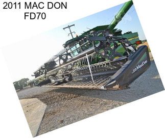 2011 MAC DON FD70