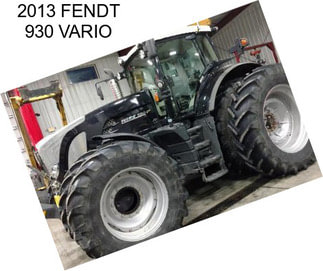 2013 FENDT 930 VARIO