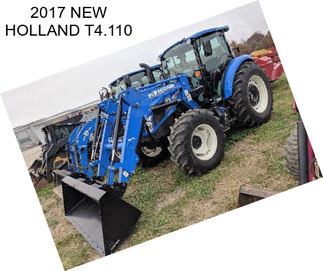 2017 NEW HOLLAND T4.110