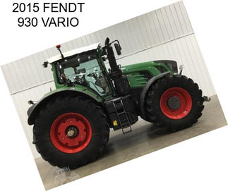 2015 FENDT 930 VARIO