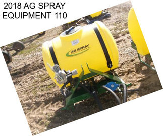 2018 AG SPRAY EQUIPMENT 110