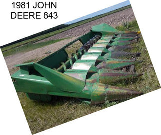 1981 JOHN DEERE 843