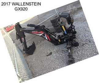 2017 WALLENSTEIN GX920