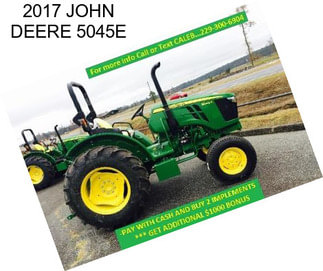 2017 JOHN DEERE 5045E