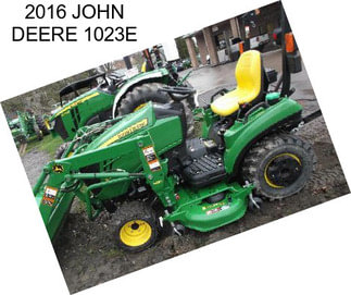 2016 JOHN DEERE 1023E