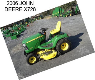 2006 JOHN DEERE X728