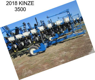 2018 KINZE 3500