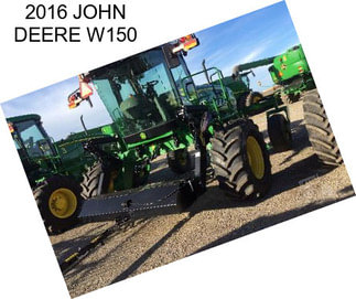 2016 JOHN DEERE W150