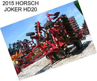 2015 HORSCH JOKER HD20