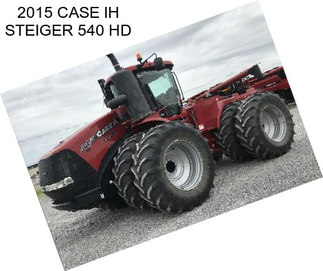 2015 CASE IH STEIGER 540 HD