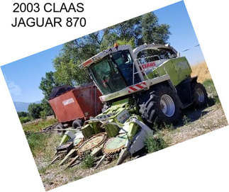 2003 CLAAS JAGUAR 870