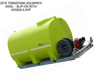 2018 TRANSTANK AQUAPATH 4000L - SLIP-ON WITH HONDA 6.5HP