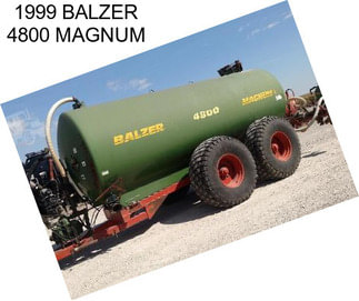 1999 BALZER 4800 MAGNUM