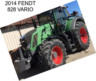 2014 FENDT 828 VARIO