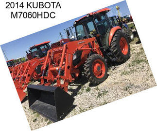 2014 KUBOTA M7060HDC