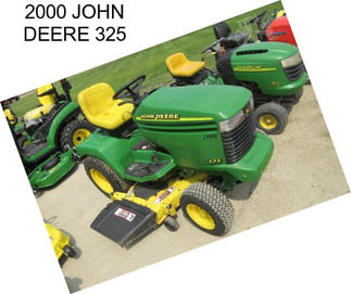 2000 JOHN DEERE 325