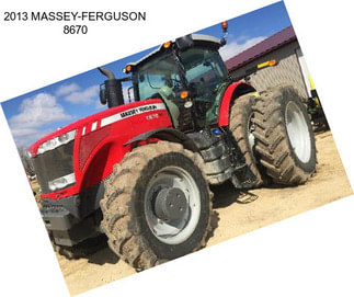 2013 MASSEY-FERGUSON 8670