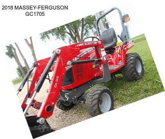 2018 MASSEY-FERGUSON GC1705