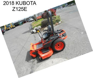 2018 KUBOTA Z125E