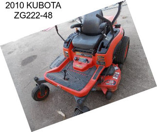 2010 KUBOTA ZG222-48