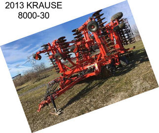 2013 KRAUSE 8000-30