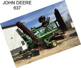 JOHN DEERE 637