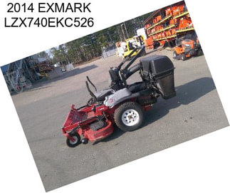 2014 EXMARK LZX740EKC526