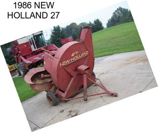 1986 NEW HOLLAND 27