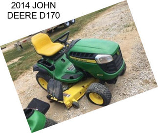 2014 JOHN DEERE D170