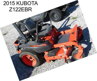 2015 KUBOTA Z122EBR